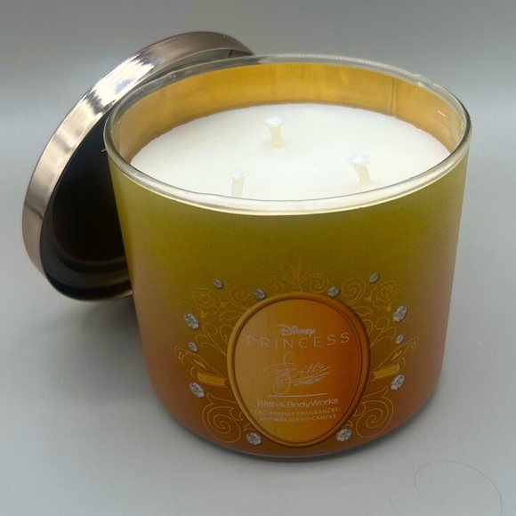 Bath & Body Works + Disney PRINCESS BELLE 3-Wick Candle & Foaming Hand Soap NEW - Picture 5 of 9